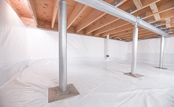 Crawl Space Support Posts in Eastern & Central PA